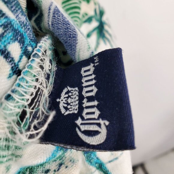 Newport Blue Corona Beer Hawaiian Tropical Short Sleeve Button Down Shirt Large - Picture 4 of 7